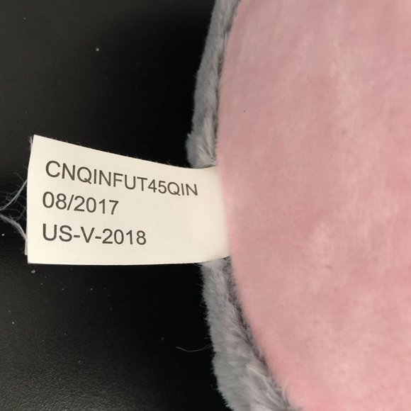 Best Made Toys Stuffed Elephant FatHead Grey Pink Plush 8" - Picture 7 of 8